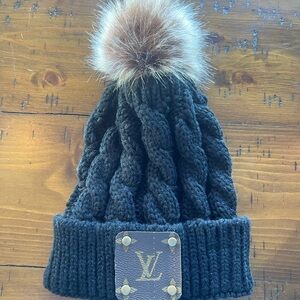 Upcycled Luxury Brand Beanie